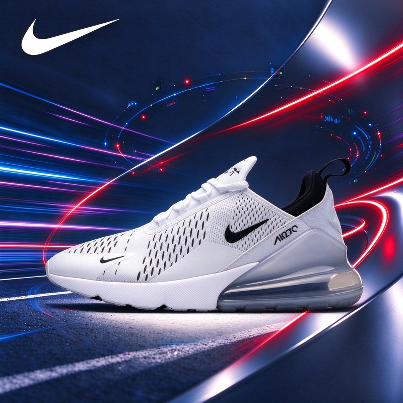 Nike Shoes Air Max 270 - ナイキ エア マックス 270 ユニセックス ホワイト＆ブラック
