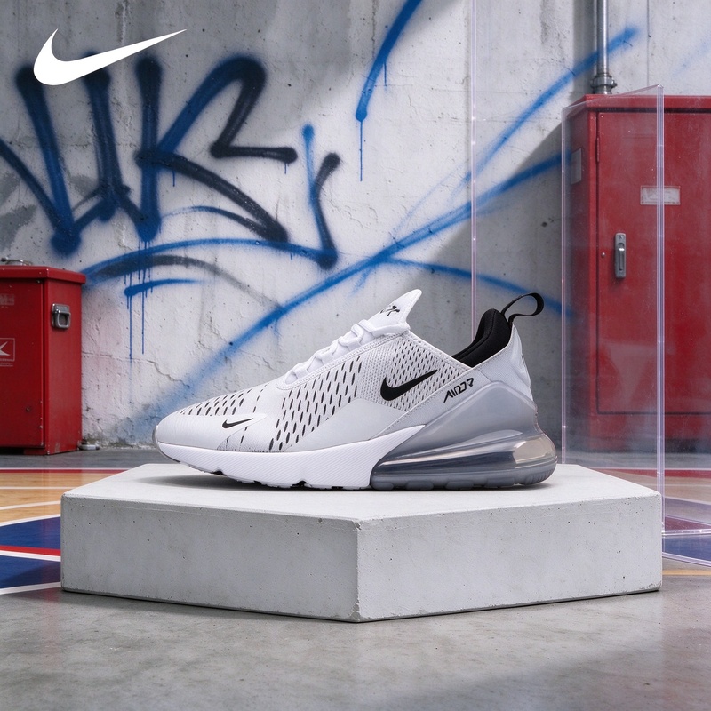 Nike Shoes Air Max 270 - ナイキ エア マックス 270 ユニセックス ホワイト＆ブラック