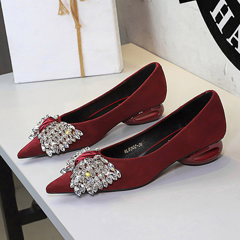 BIGTREE CRYSTAL バタフライデザインのポインテ - Womens Heels のレビューと価格