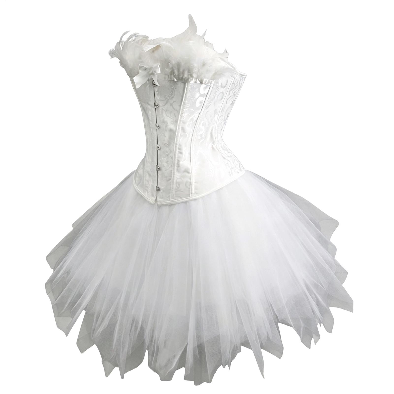 白鳥の衣装、柔らかい生地のチュール製バレエスカートセット。ハ - Formal Skirt のレビューと価格