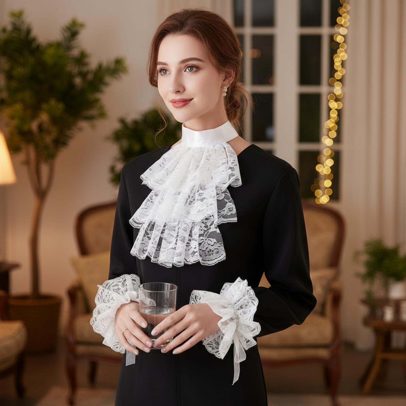ロマンチックなテーマのパーティーや、クラシックな装いに合う、 - Lace Dress のレビューと価格
