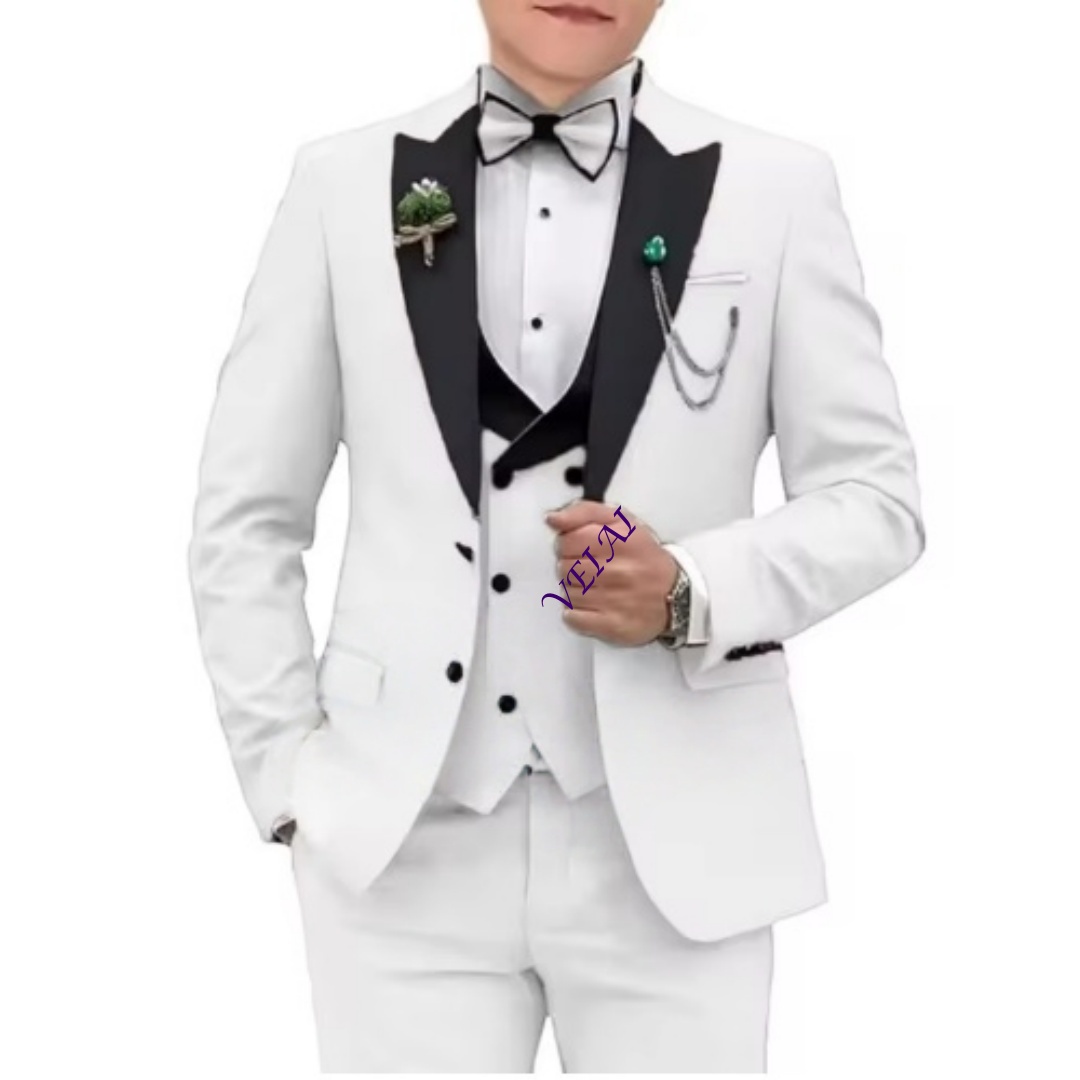 フォーマルな男の子用スーツ、結婚式用タキシード、3点セット、 - Wedding Dress のレビューと価格